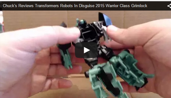 Robots In Disguise 2015 Warrior Class Grimlock Video Review