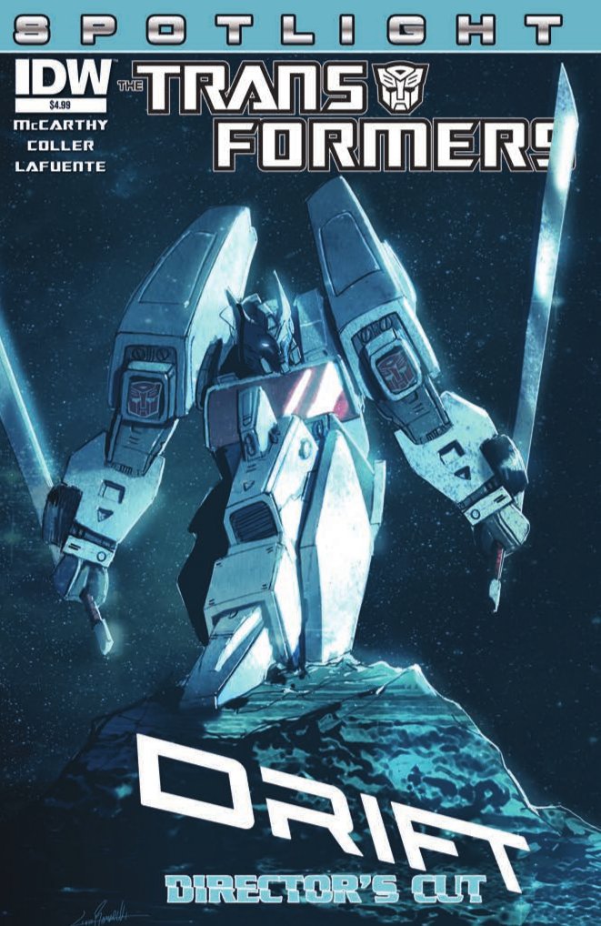 IDW Transformers Spotlight: Drift - Director's Cut Preview