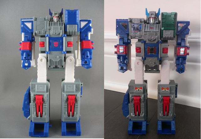 Comparison Images Between Both Kabaya Transformers DX Fortress Maximus Releases