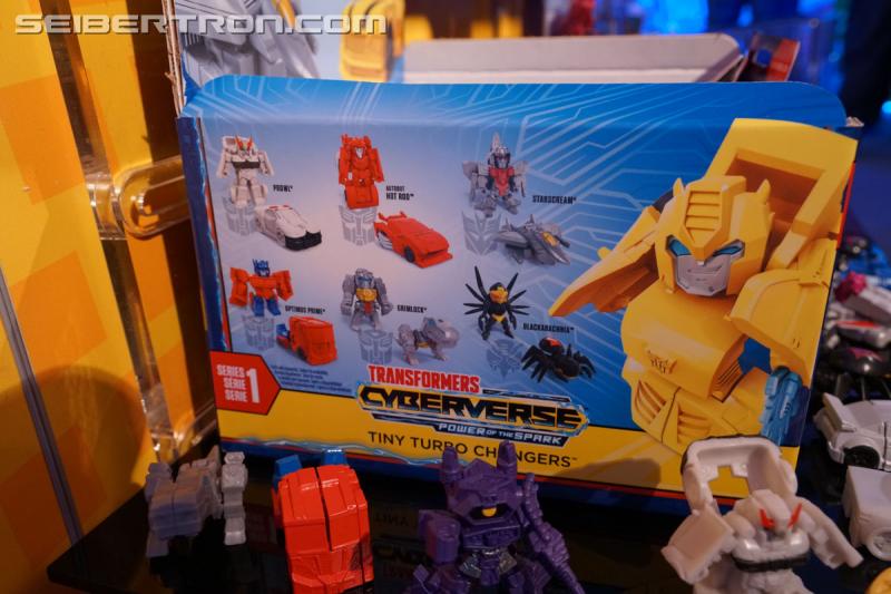 Gallery for new Cyberverse and Tiny Turbo Changers toys at NY Toy Fair 2019 #tfny #hasbrotoyfair