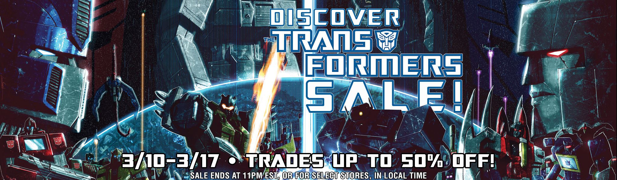 ComiXology Digital Transformers Comics 50% Sale
