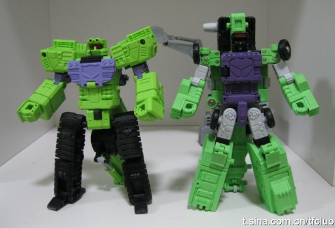 New Images of TFclub Devastator - Hook and Scavenger