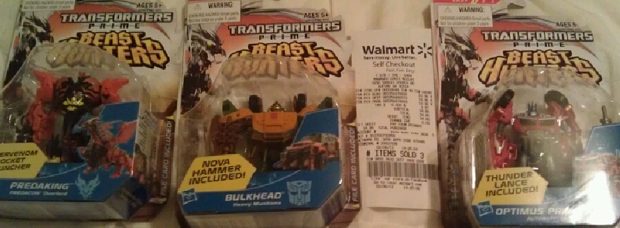 Transformers Prime "Beast Hunters" Cyberverse Commander Wave 1 Released