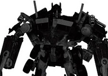 Japan Lawson Exclusive Black Optimus Prime Figure