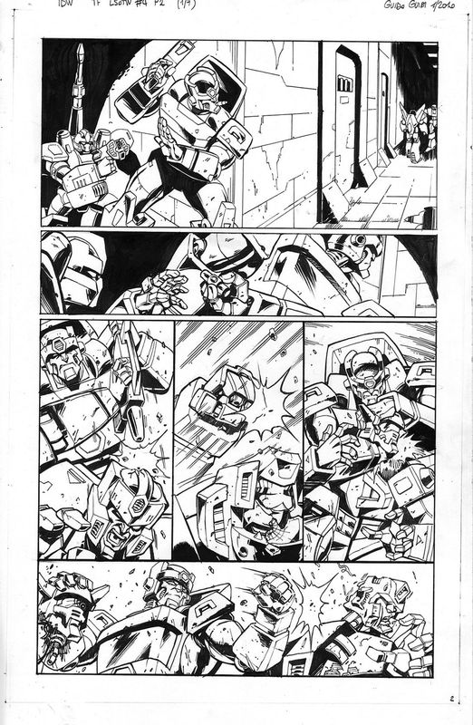 Auction Alert!  Original Guido Guidi Last Stand of the Wreckers Artwork