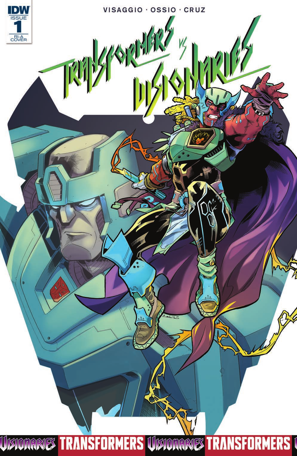 Review of IDW Transformers vs Visionaries #1