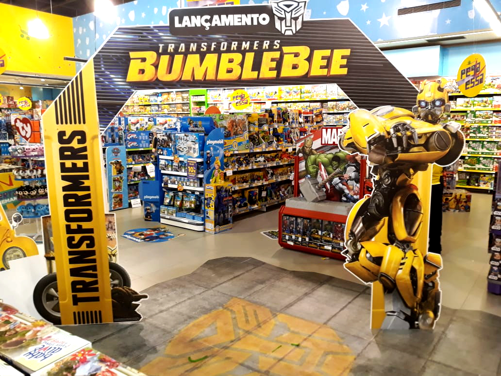 Images of Brazilian Launch of Transformers Bumblebee Movie Toys #JoinTheBuzz #BumblebeeOFilme