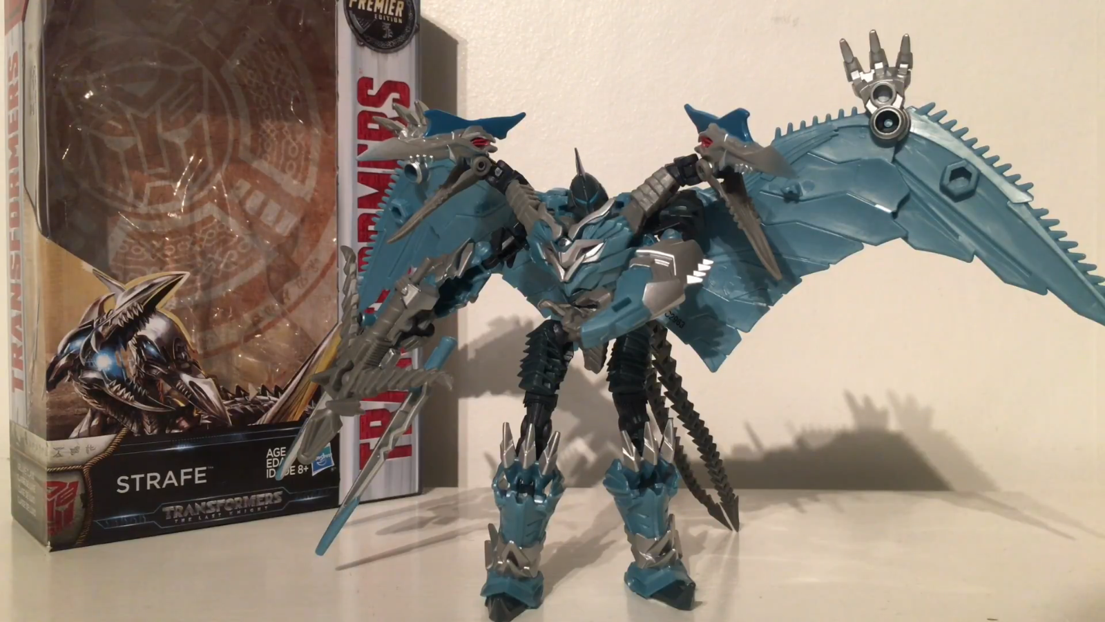 Video Review of Transformers: The Last Knight Strafe, Plus Entire Dinobot Team