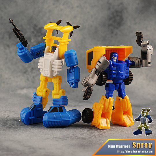 Official Images of iGear Mini Warriors Rager and Spray