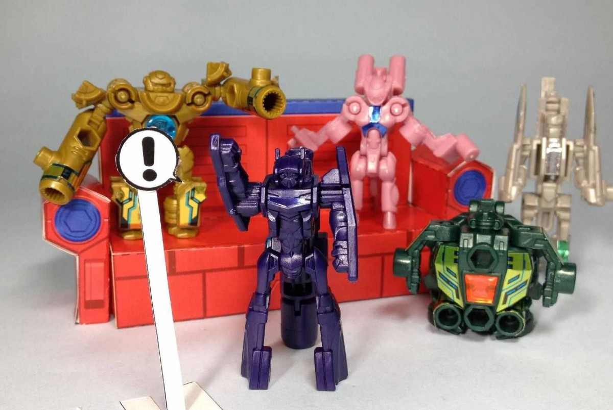 Takara Tomy Transformers Prime Arms Micron Papercraft Couch