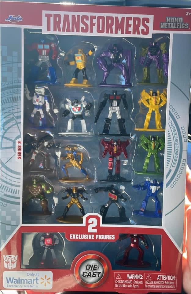 First Look at Second Set of Jada Transformers Minifigs Including G1 and Beast Wars Characters