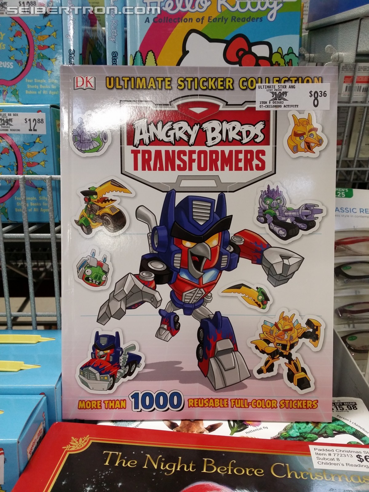 Angry Birds Transformers Sticker Book