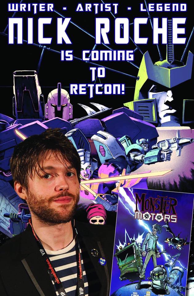 Retcon 2016 Update: Nick Roche to Attend