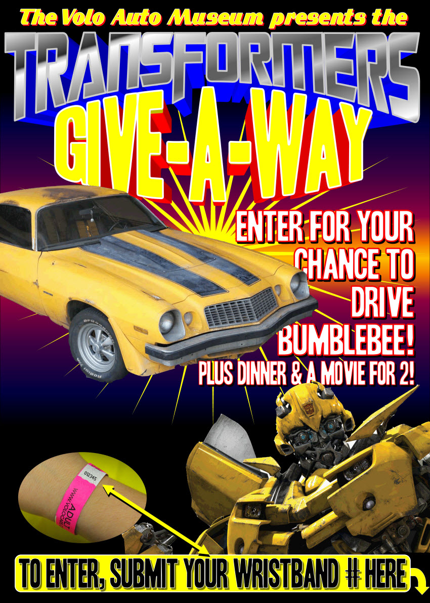 Volo Auto Museum Transformers Sweepstakes - Age of Extinction Competition