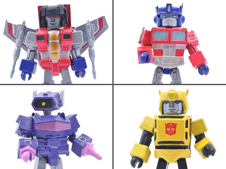 Video Review for Transformers Minimates Optimus Prime Bumblebee Starscream And Shockwave