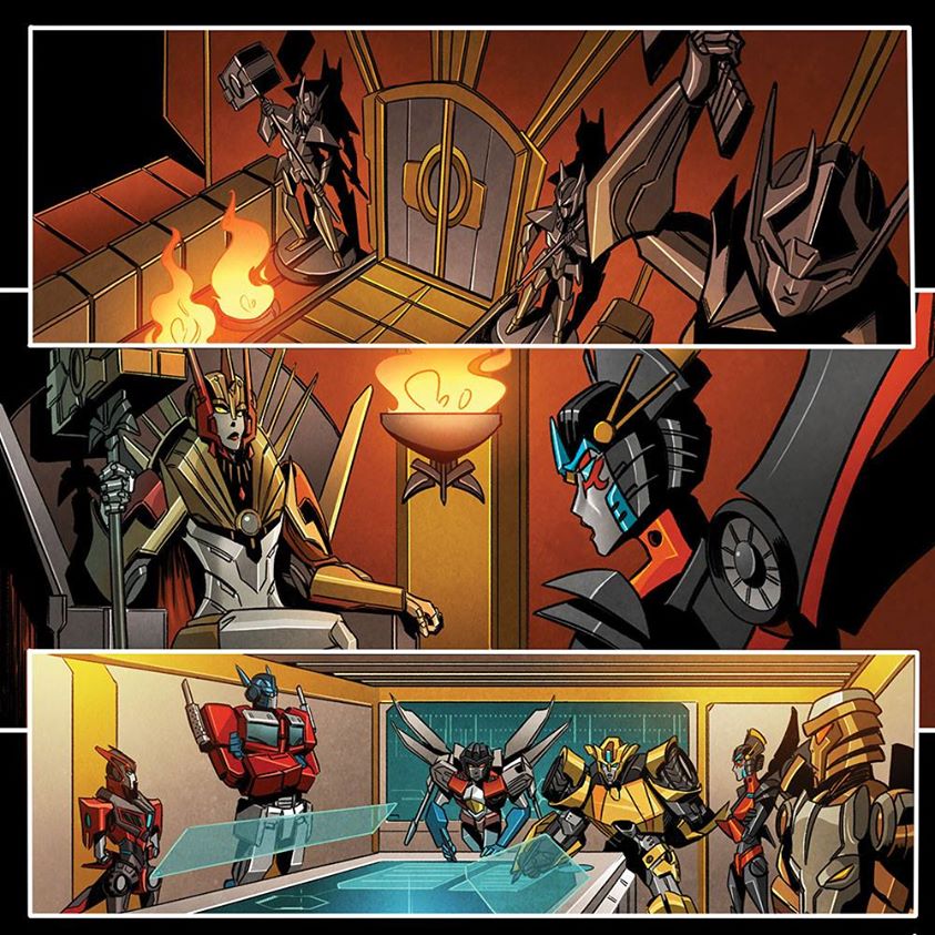 Sneak Peek - IDW Transformers: Windblade #6 Page Art Process