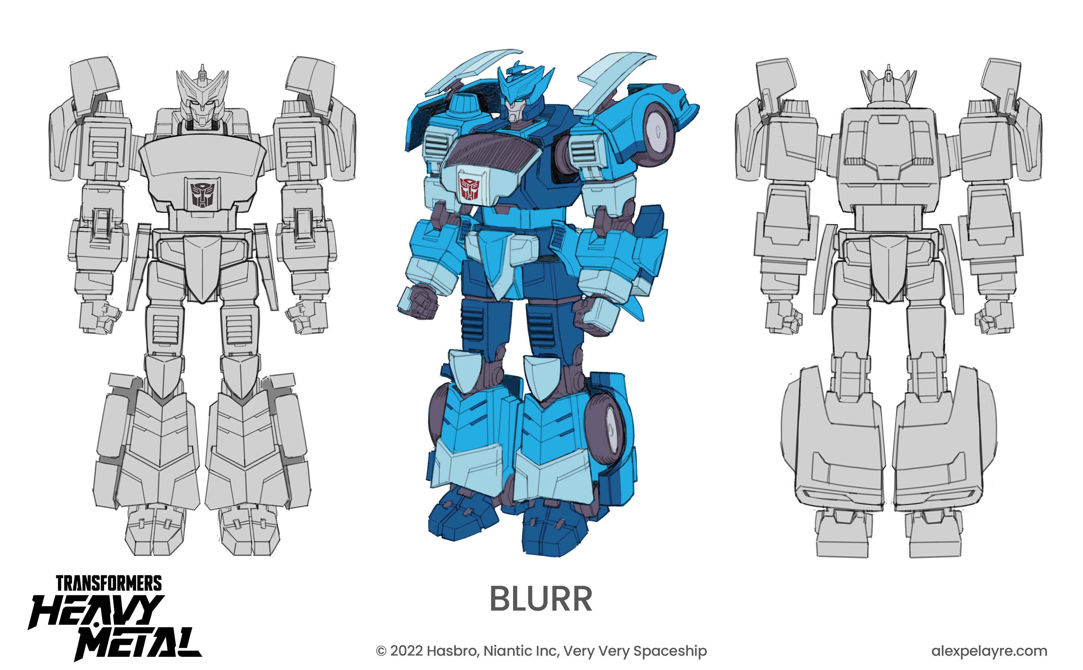 Concept Art for the Cancelled Transformers: Heavy Metal Game