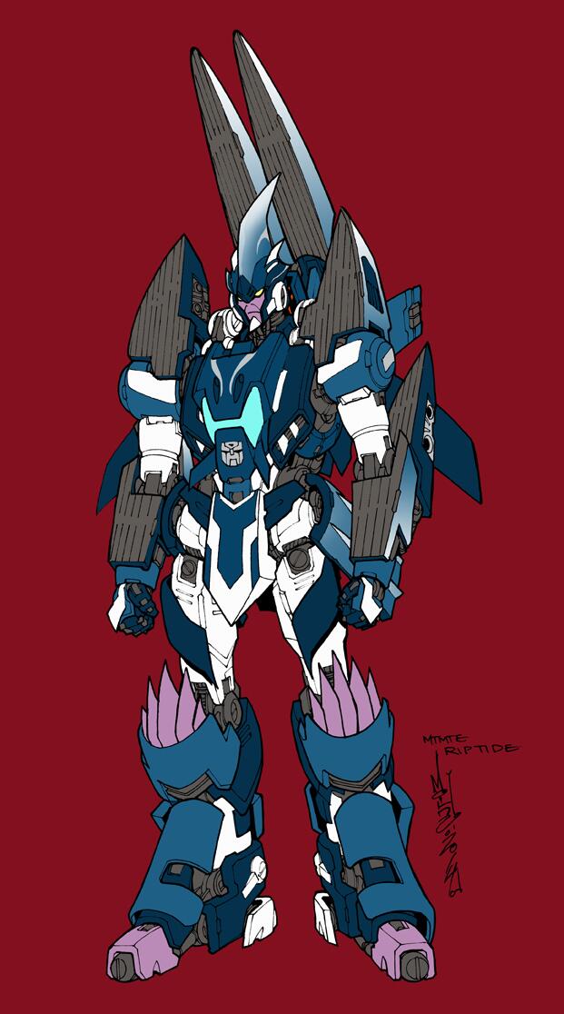 IDW Transformers: More Than Meets the Eye - Alex Milne Riptide Concept Art