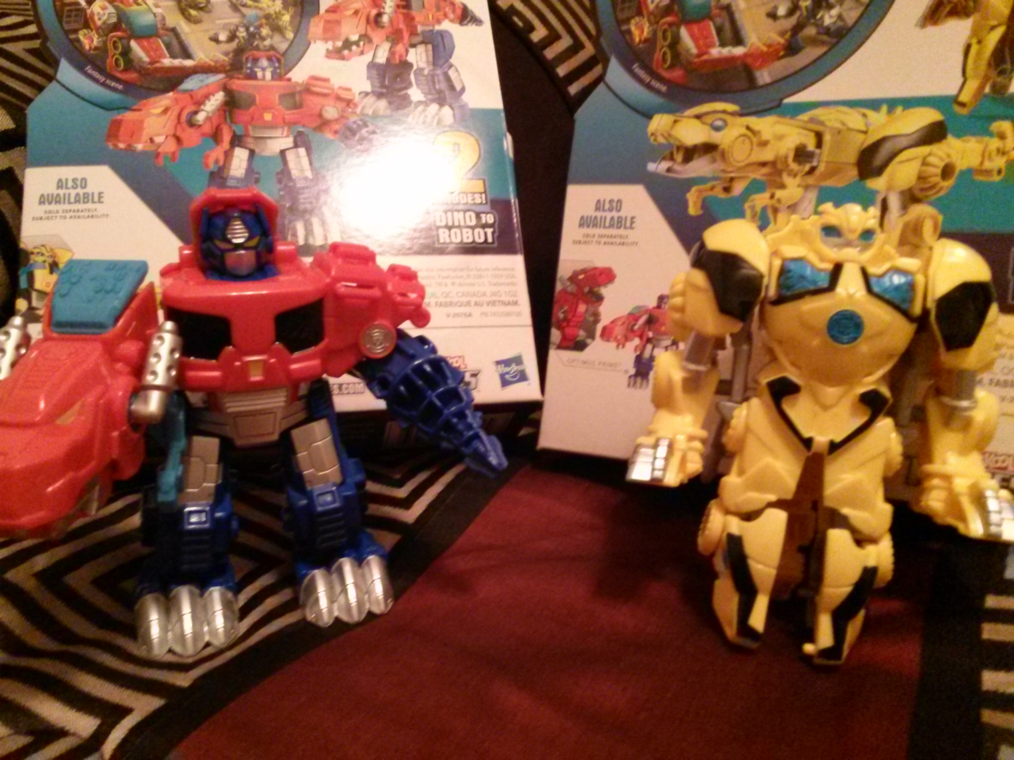 Transformers: Rescue Bots Roar and Rescue Optimus Prime and Bumblebee at US Retail