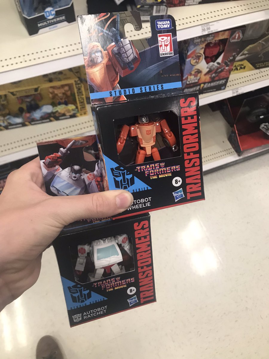 Studio Series 86 Core Class Wheelie and Ratchet Found at US Retail + Barcodes