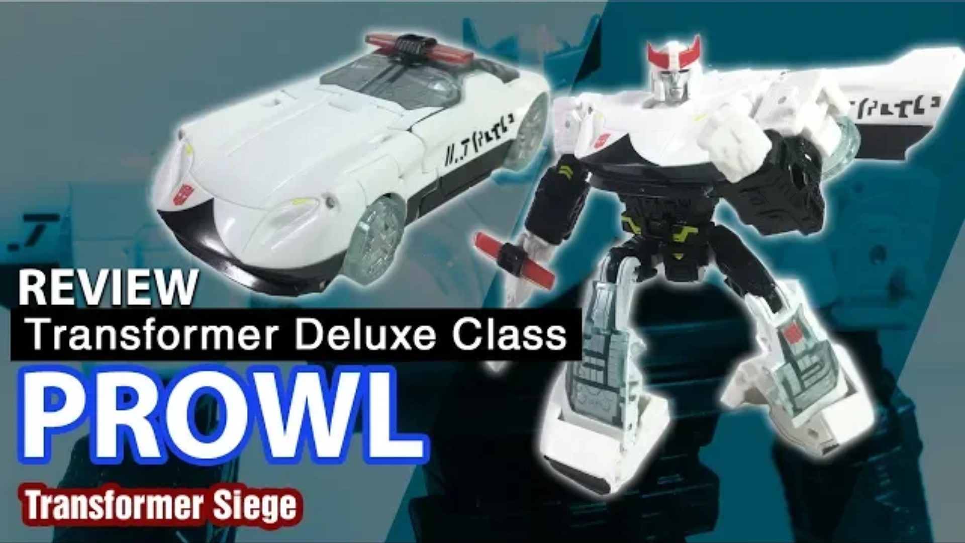 New Video Review of Transformers War for Cybertron Siege Wave 2 Deluxe Prowl