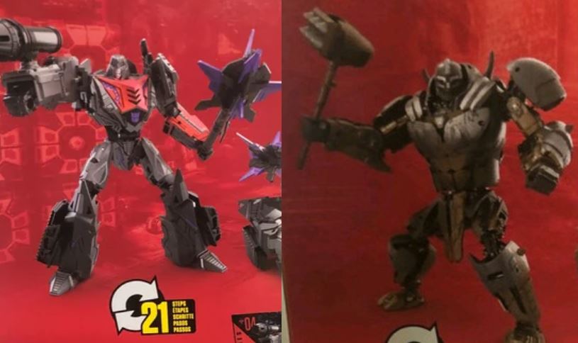 First Look at Transformers Studio Series WFC Game Megatron and ROTB Rhinox
