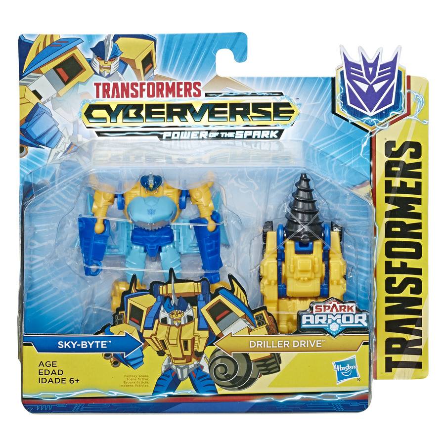 First Look at Cyberverse Spark Armor Starcream, Sky-Byte, and Prowl in Package
