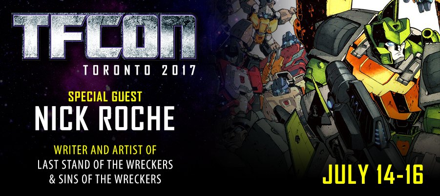 IDW Artist Nick Roche to Attend TFcon Toronto 2017