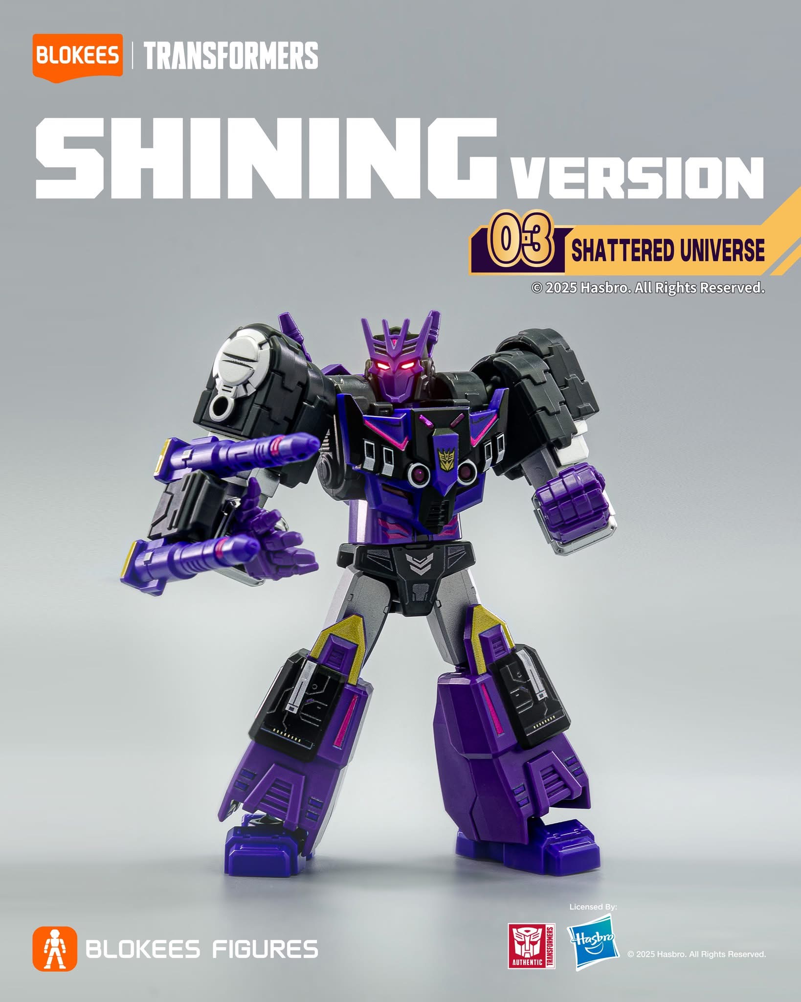Transformers Tarn and Miner Megatron Among Reveals for Blokees Shining Version Series 3