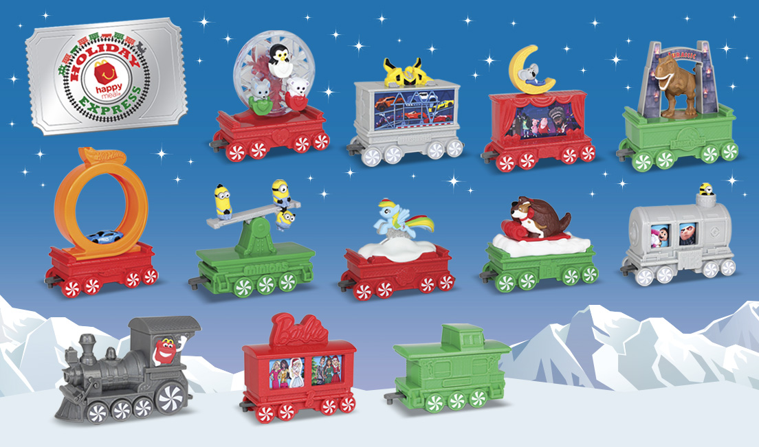Transformers RID Joining Jurassic Park, Barbie and More in Multi Brand Happy Meal Holiday Train Set