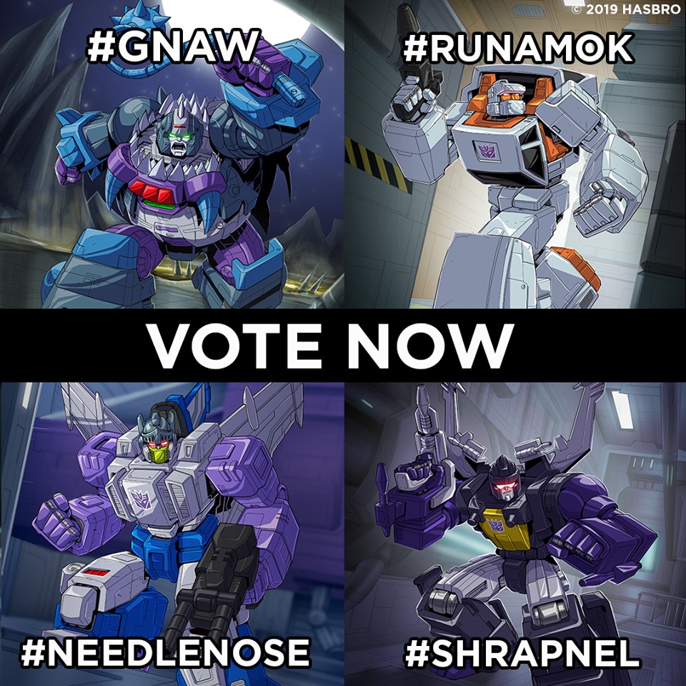 Transformers War for Cybertron Decepticon Fan Vote live NOW