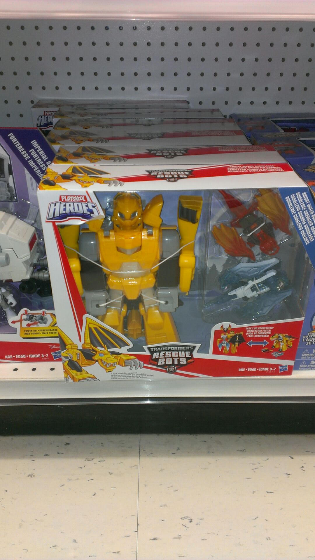 Transformers: Rescue Bots Knight Watch Bumblebee Found at Canadian Retail With Images of Box