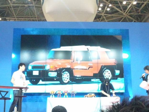 Takara Tomy Toyota FJ Cruiser Optimus Prime in the Works