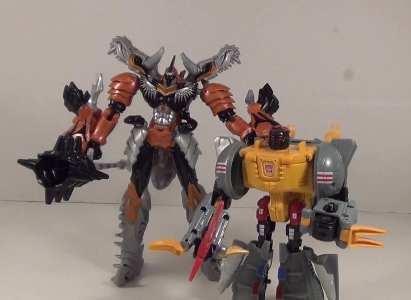 Video Review - Hasbro Transformers Age of Extinction Two-Pack Evolutions Grimlock