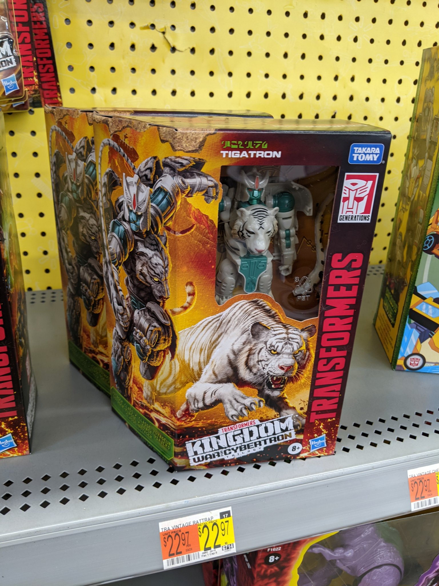 Kingdom Tigatron Found at US Retail