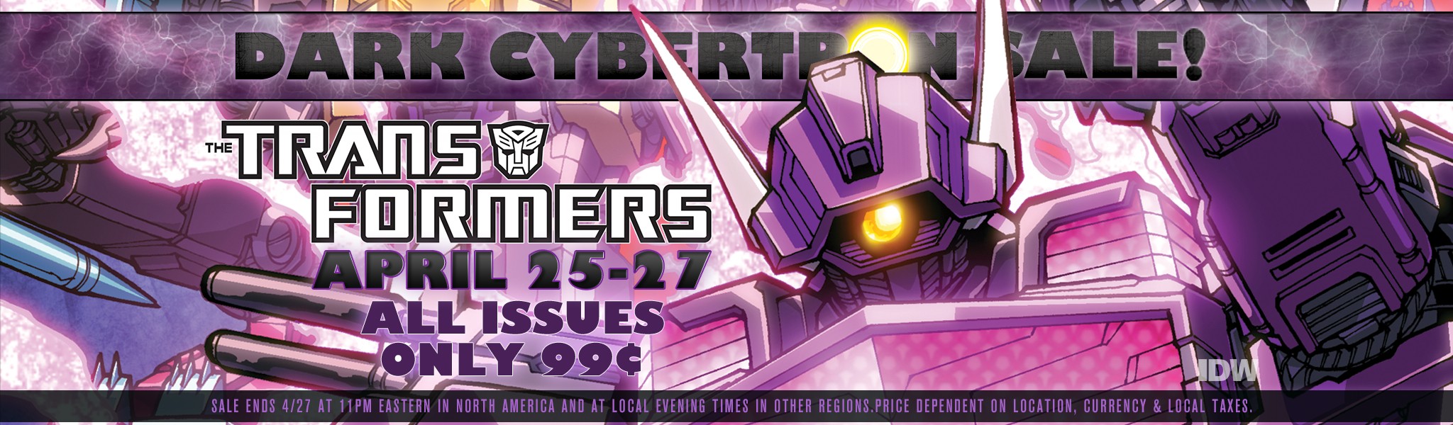 IDW Transformers: Dark Cybertron Bundle and Single Issue Sale on ComiXology