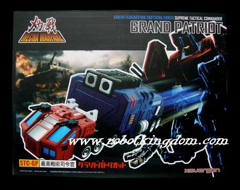 Robotkingdom Update: Xovergen Mecha Warfare STC-GP Supreme Tactical Commander Grand Patriot In Stock