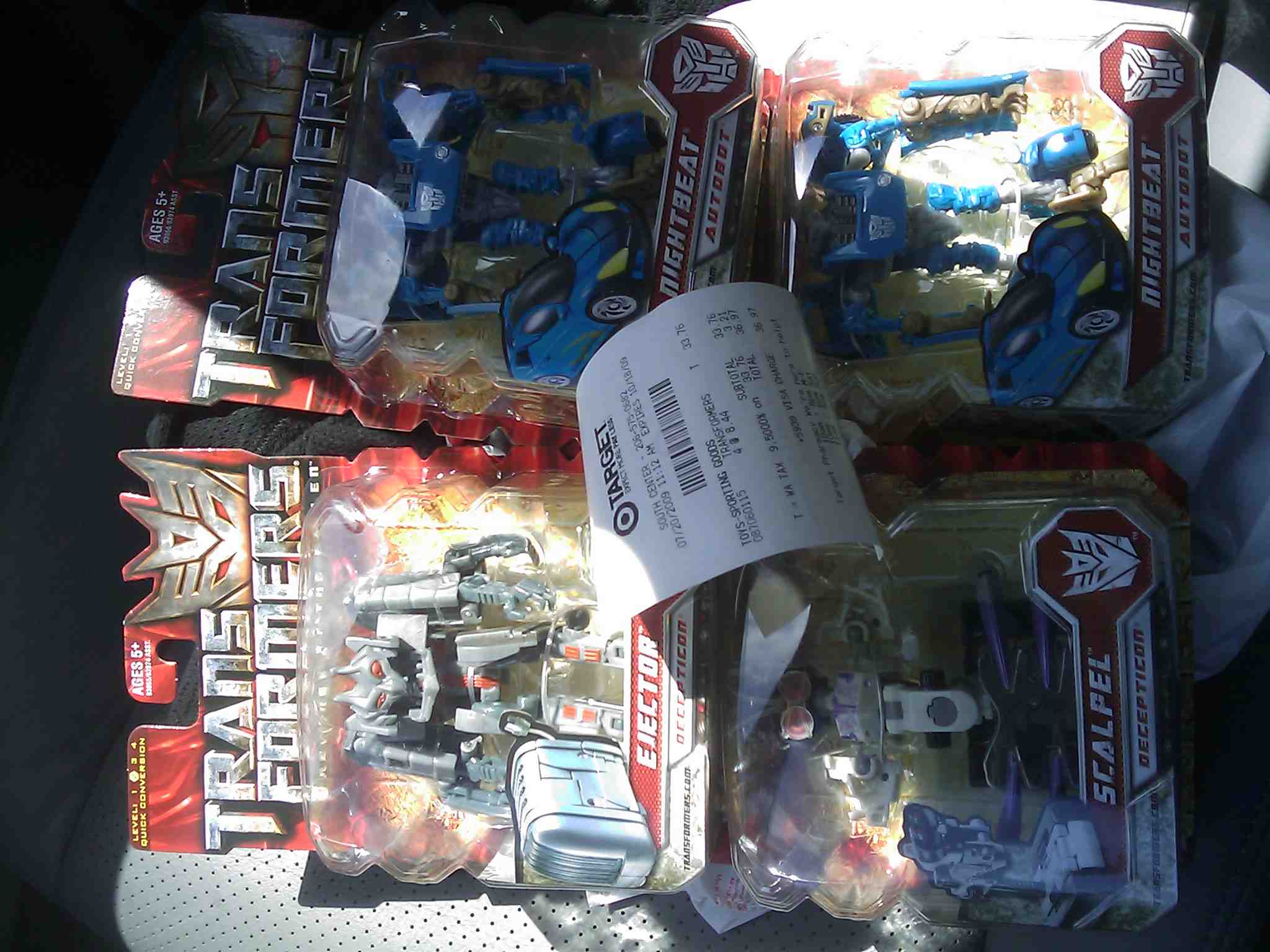 Transformers ROTF Scouts Ejector And Nightbeat Found At Target