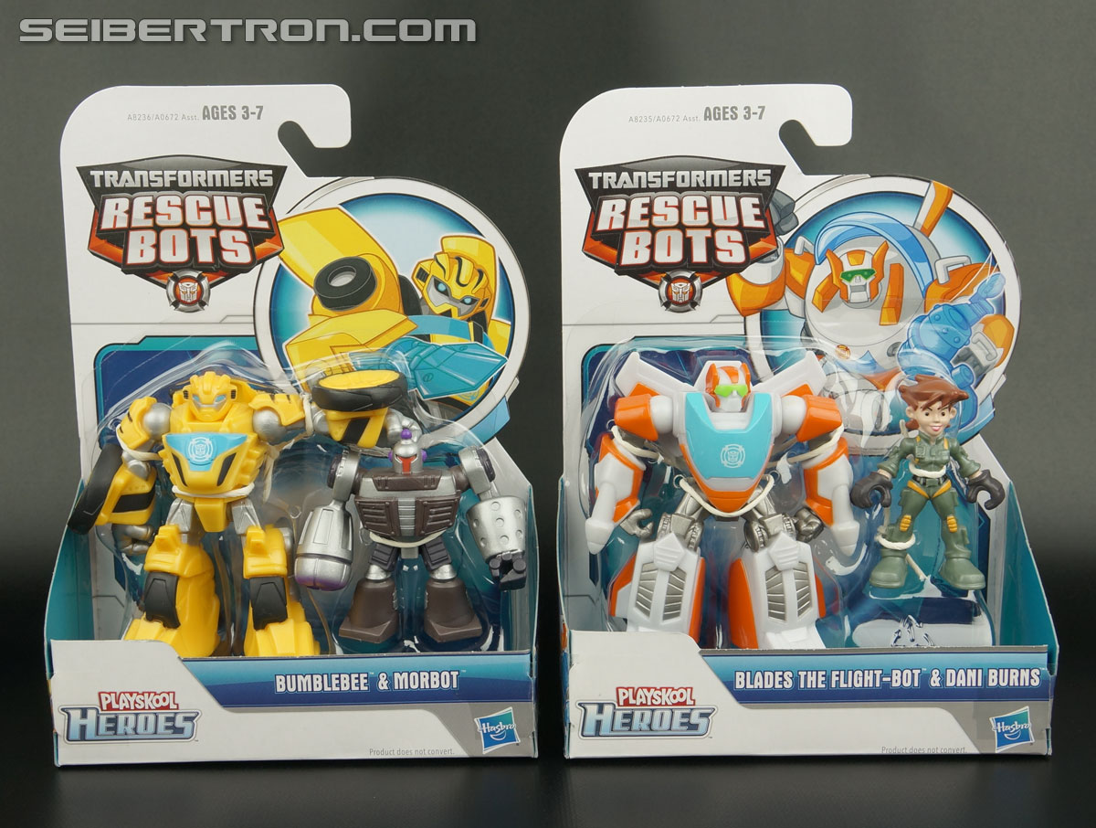 New Transformers Rescue Bots Found at Retail: Bumblebee & Morbot and Blades & Dani Burns