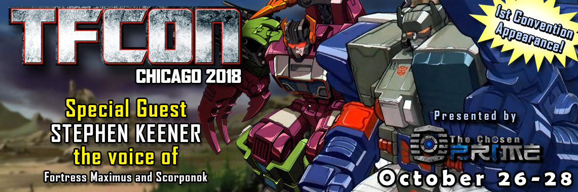 Voice Actor Stephen Keener to Attend TFcon USA 2018