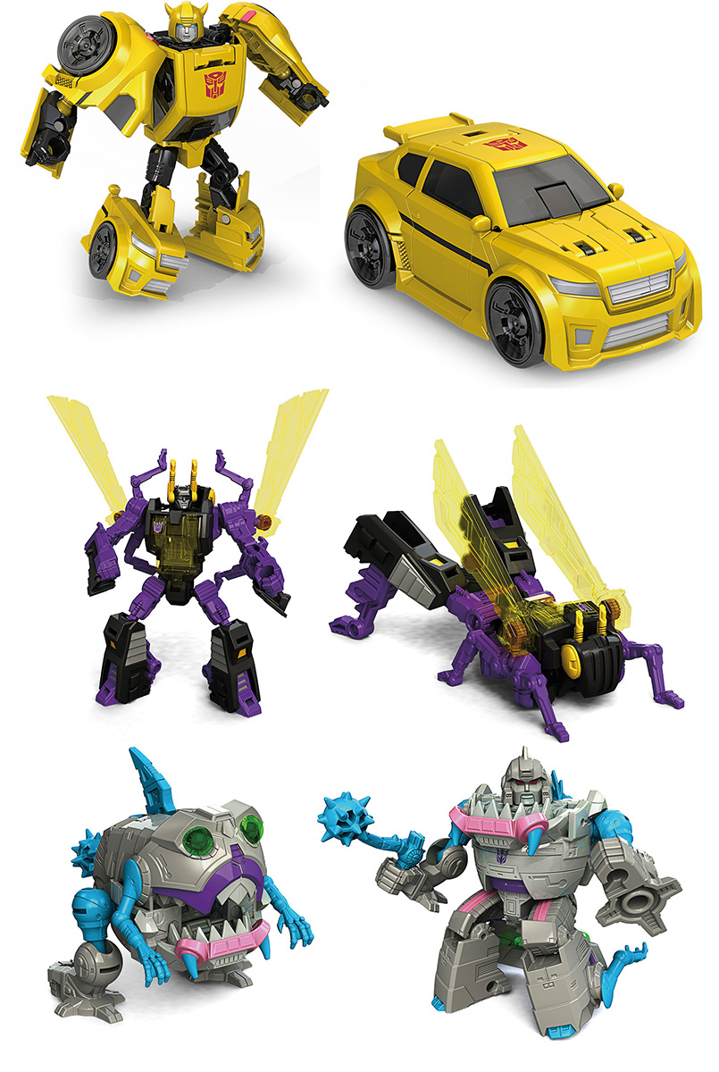 Video Reviews of Titans Return Legends Gnaw, Kickback, and Bumblebee
