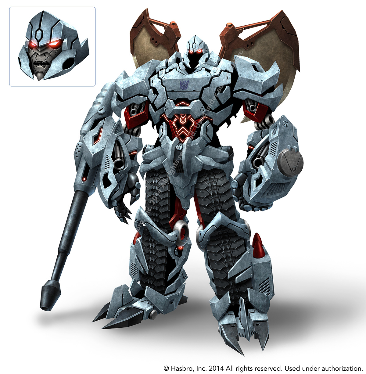 Emiliano Santalucia Megatron Character Model