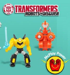 Transformers Robots in Disguise (2015) : McDonalds Happy Meal Toys Video Review