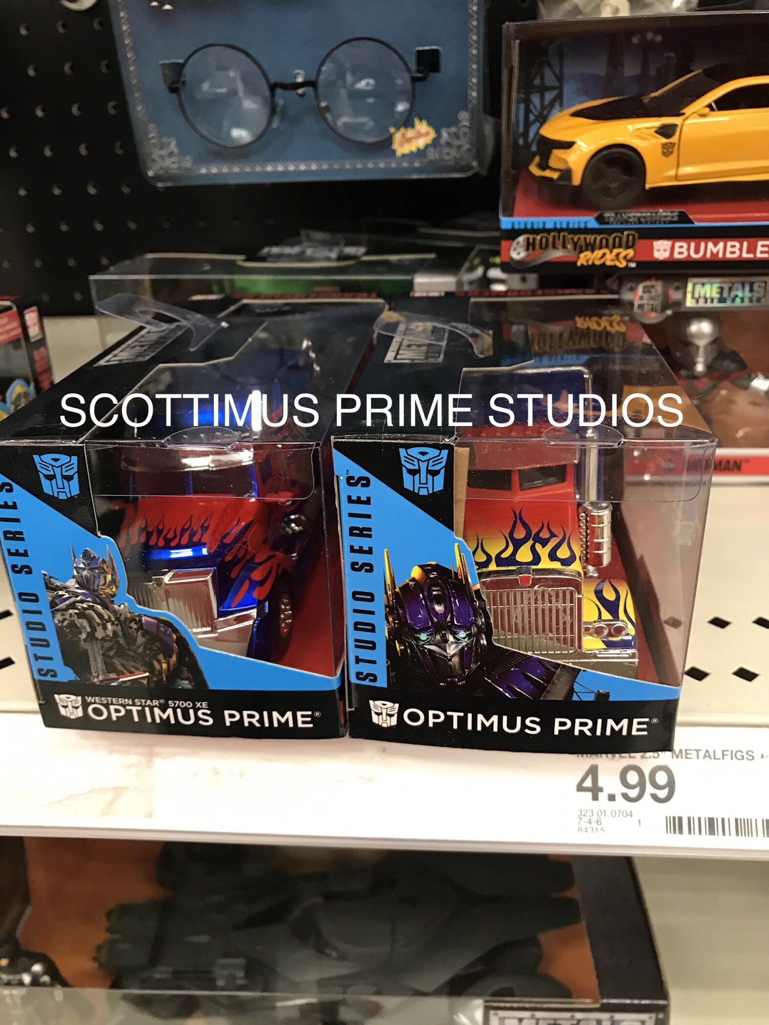 New sighting of Jada Hollywood Rides Transformers Studio Series including 2007 Optimus Prime