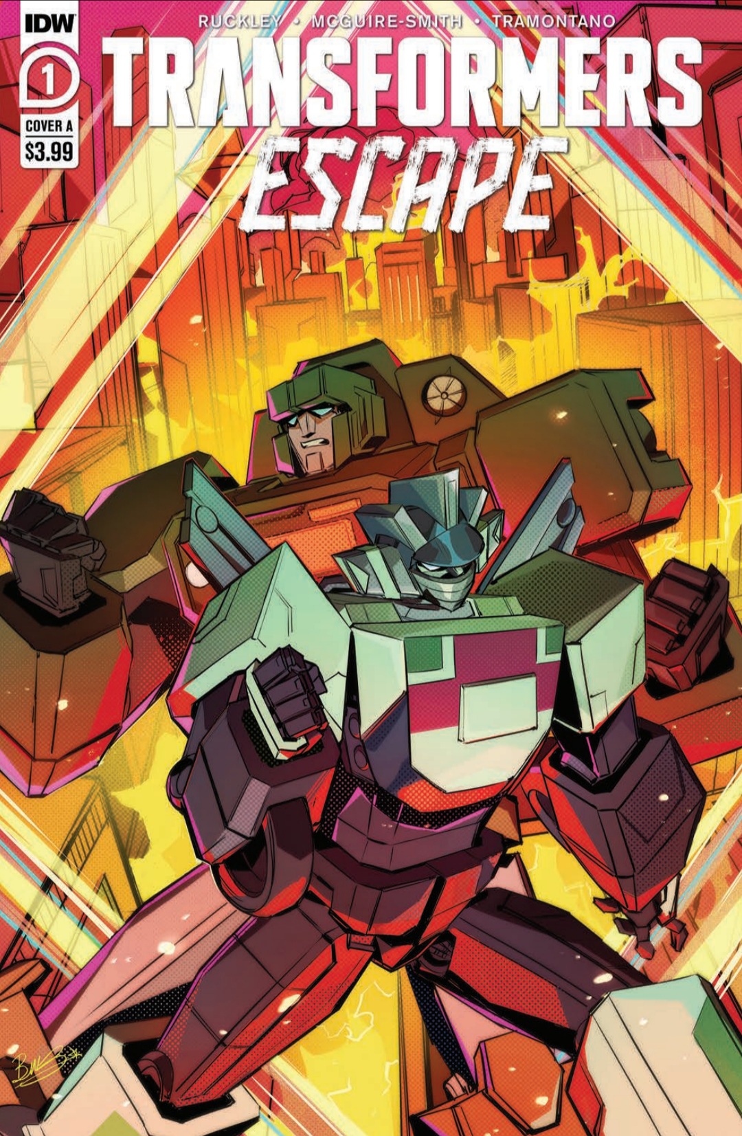 Preview For IDW Transformers: Escape #1