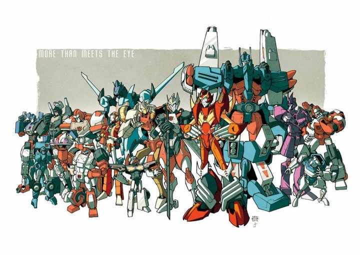 Nick Roche Auto Assembly 2012 Transformers: MTMTE Print in Color