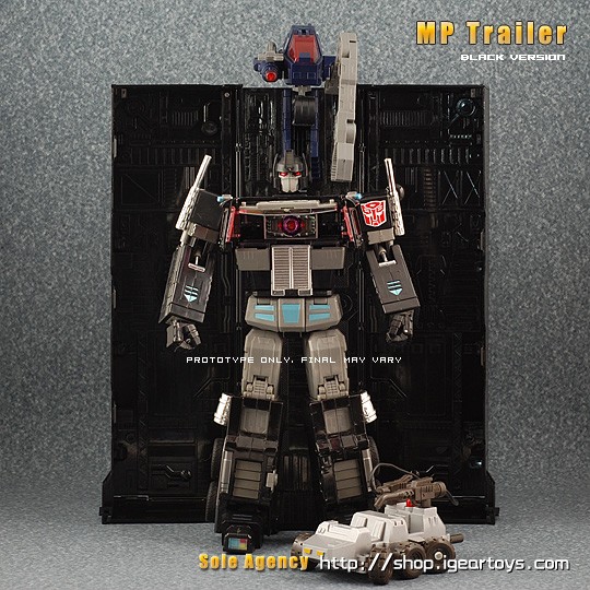Pre-order and images of i-Gear KO MP Optimus Prime trailer