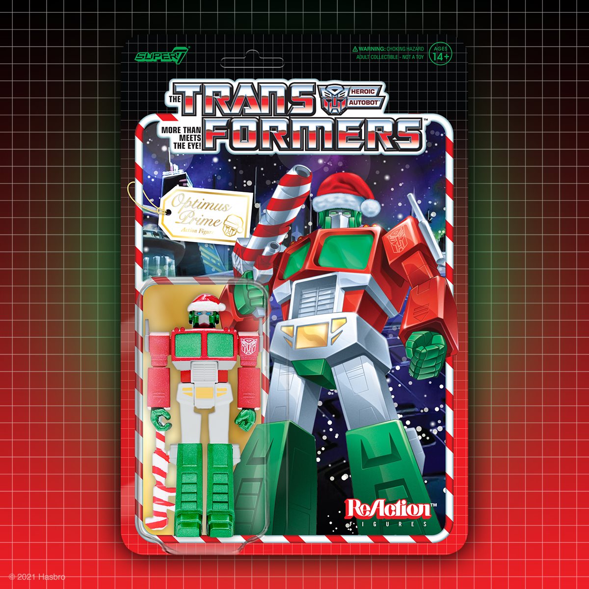 New Super7 Reaction Transformers Coming with Christmas Optimus Prime and Gold Lagoon Figures