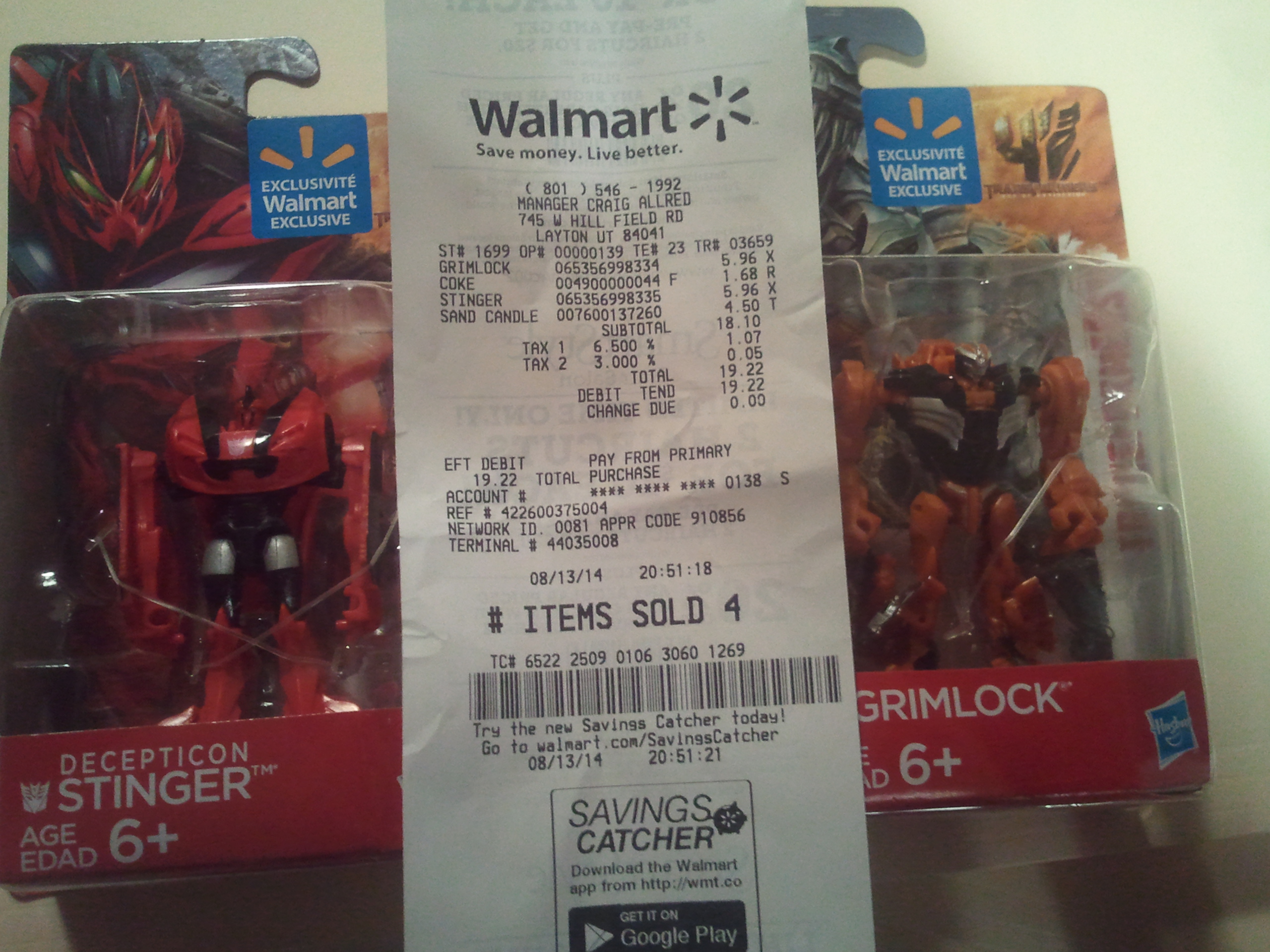 Transformers: Age of Extinction Legion Class (Walmart Exclusives) Sighted at US Retail