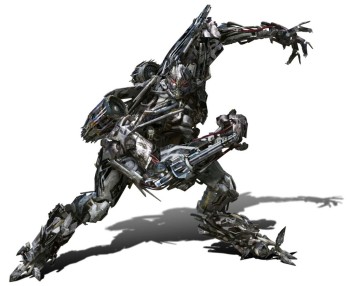 Robot Mode Images of Transformers: Dark of the Moon Starscream and black SUV / Dread